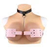 QKKQ Psyche Goddess Sexual Breast Soul-Piercing Lust Belt Bdsm Game Props Bondage Human Breasts for Men and Women