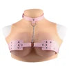 QKKQ Psyche Goddess Sexual Breast Soul-Piercing Lust Belt Bdsm Game Props Bondage Human Breasts for Men and Women