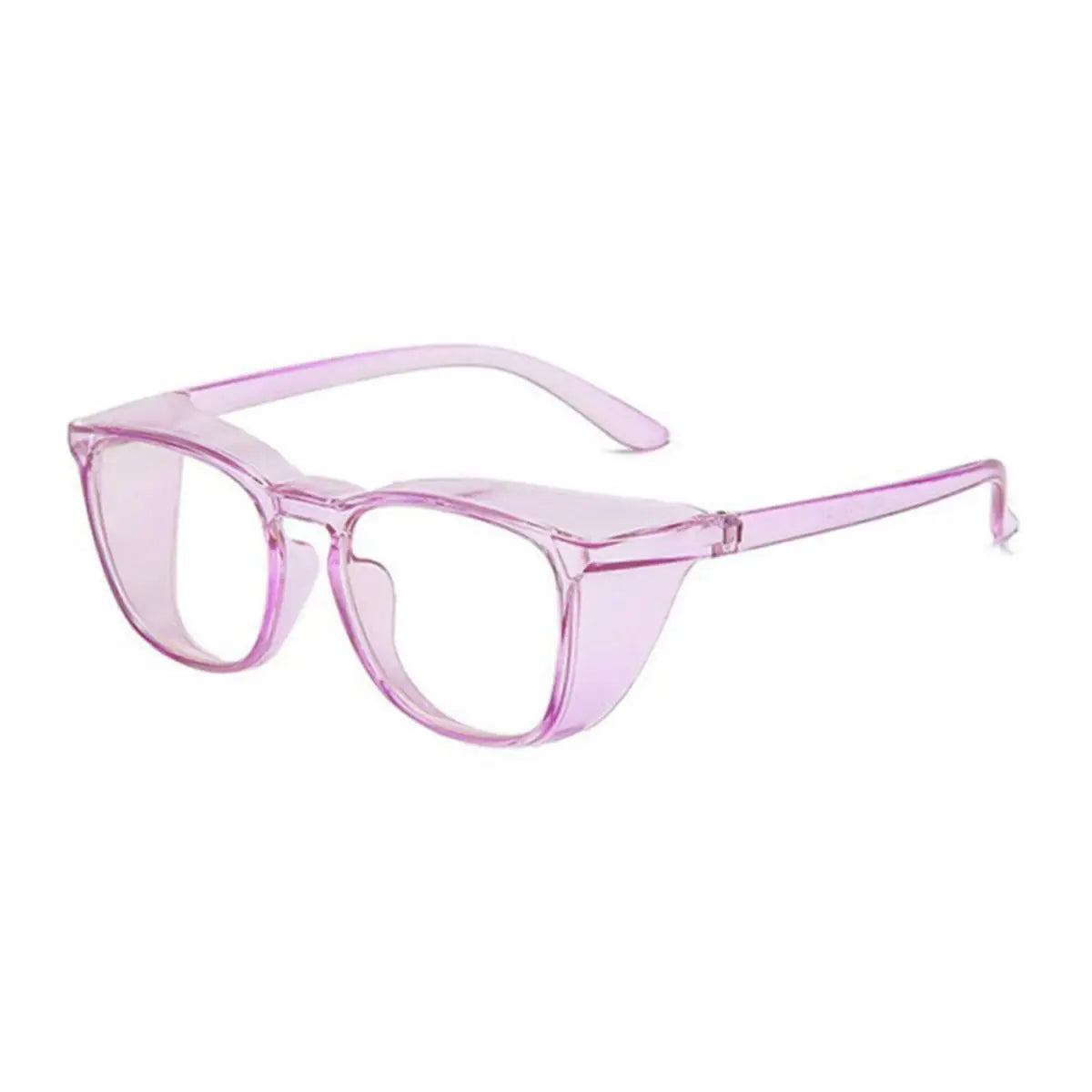 1pc Anti Pollen Safety Glasses Square Anti Fog Blue Light Blocking Glasses with Side Shields for School Daily Life