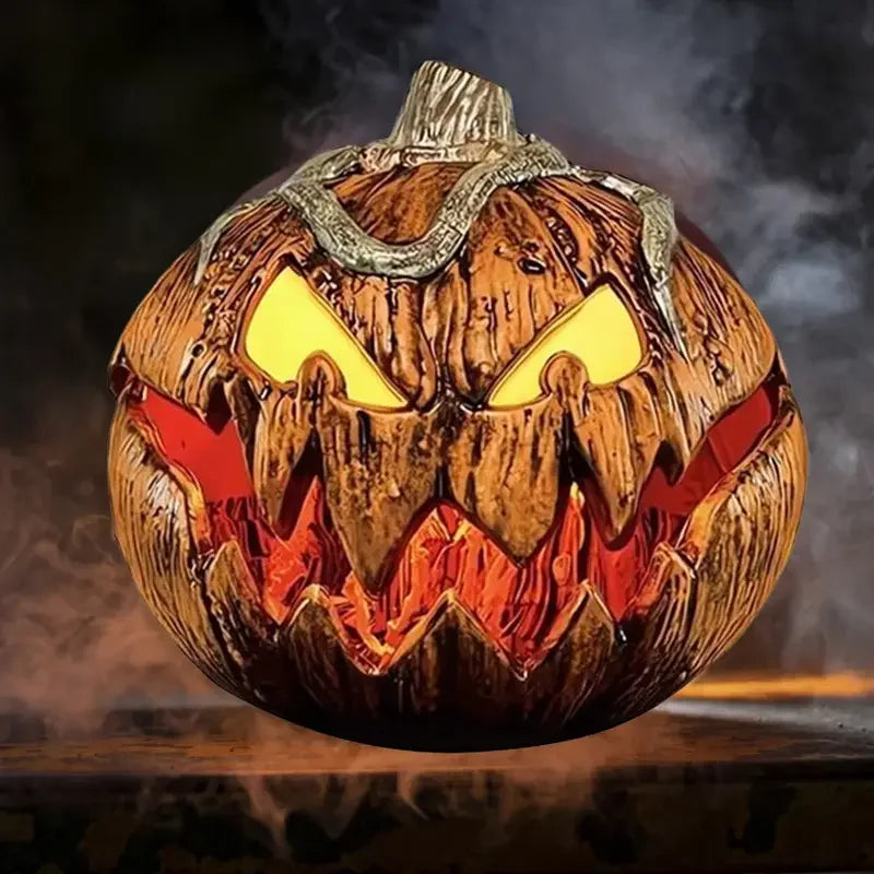 Halloween Pumpkin Head Animatronic Rise and Fall Terrifying Sound Scary  Party Decor Haunted House Holiday Decoration Supplies