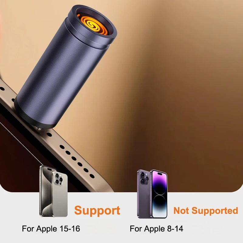 Type C Mini Blow-to-Ignite Auto Shut-Off For Air Travel Outdoor No Battery No Flame Portable Safety Adapter