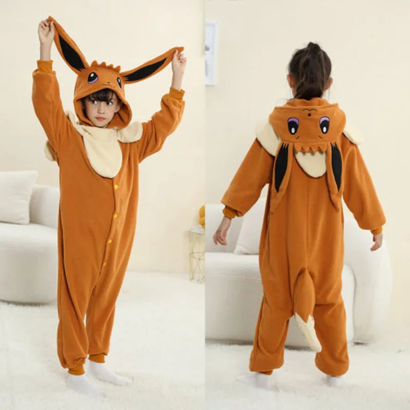 Pokemon Costumes Boys Girls Onesie Anime Kigurumis Charizard Outfit Carnival Halloween Jumpsuit Cute Pajama Party Suit